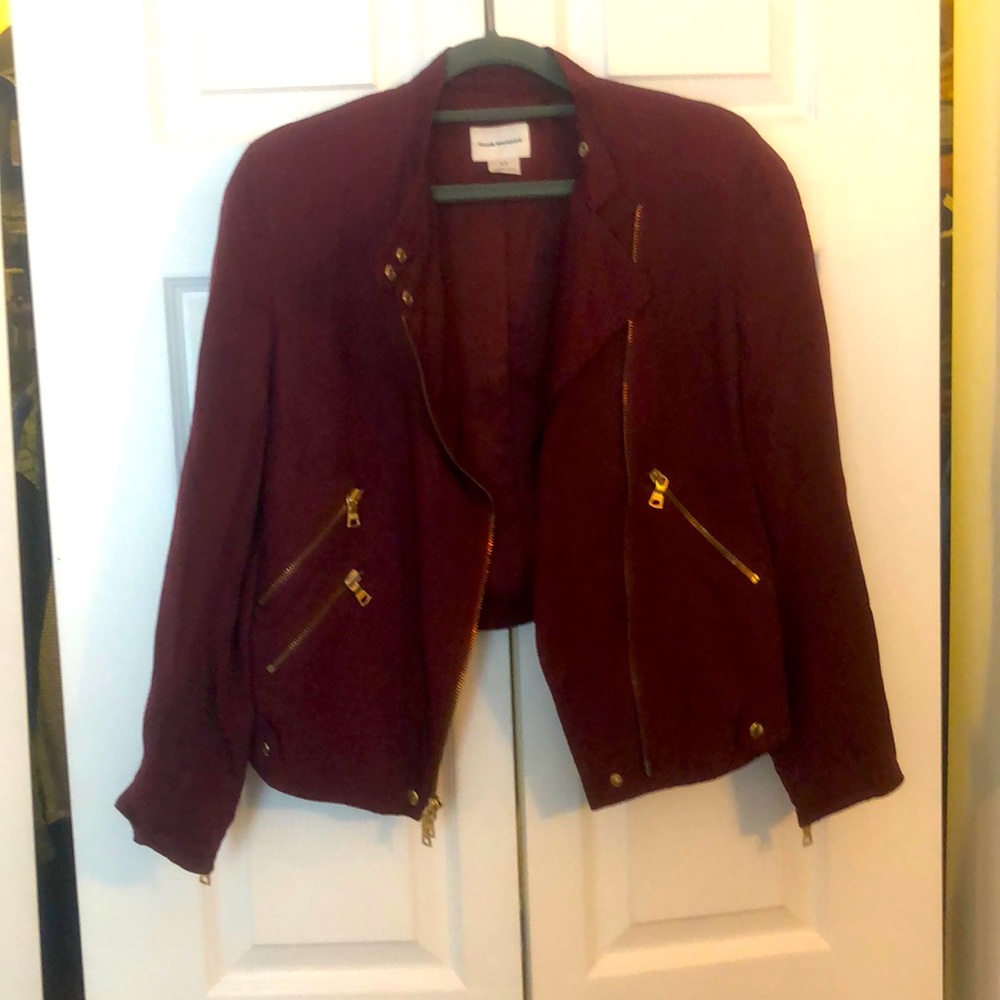 Club Monaco jacket in maroon red size S